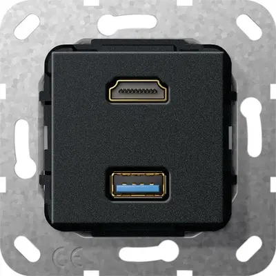 Gira aansl hdmi/USB b zmt comm (567810)