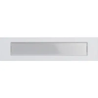 Gira belknop tekstkader s106 wit (5547902)