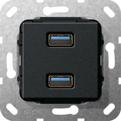 Gira aansl 2xUSB3 bus zmt comm (568410)
