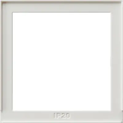 Gira adapterraam met vierkante uitsparing IP20 TX44 wit (028966)