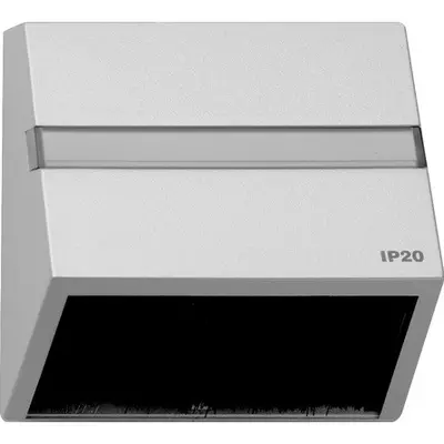 Gira afdekkap opsteekbaar 50x50mm zonder draagring TX44 aluminium (068265)