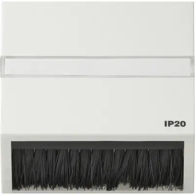 Gira afdekkap opsteekbaar 50x50mm zonder draagring TX44 wit (068266)