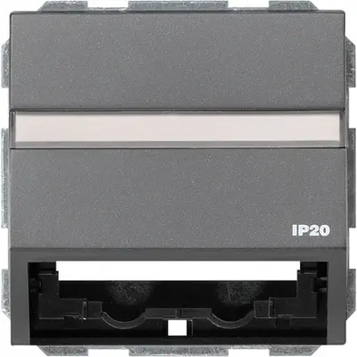 Gira datakap universeel met draagring TX44 antraciet (087067)