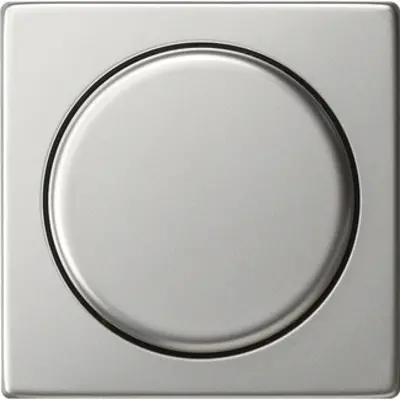 Gira dimmerknop draaidimmer Systeem 55 edelstaal (0650600)