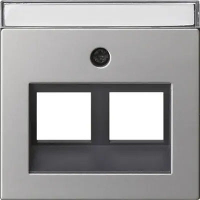 Gira afd30 tekstkader draagring mj2-voudig Systeem 55 edelstaal (2640600)