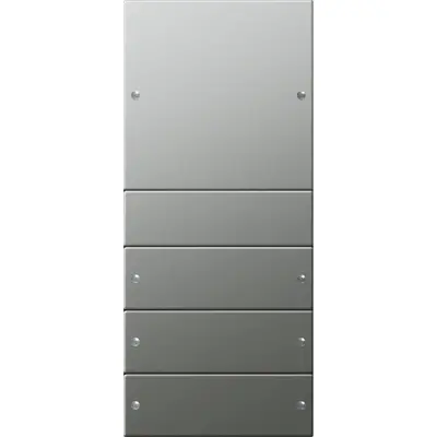 Gira wppnst 4-voudig Systeem 55 edelstaal (2134601)