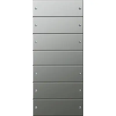 Gira wppnst 6-voudig Systeem 55 edelstaal (2136601)