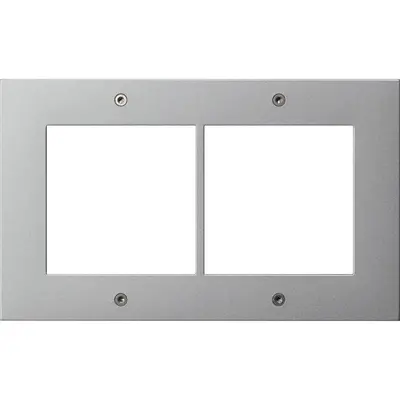Gira dsgnafdekraam 2-voudig drst TX44 aluminium (850265)