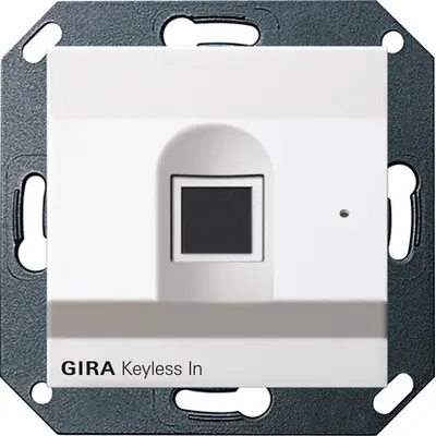 Gira keyless fingerprint Systeem 55 wit (261703)