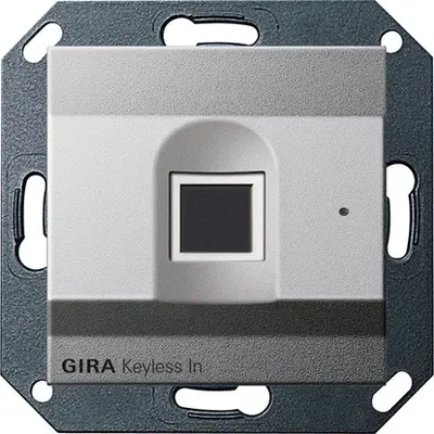 Gira keyless fingerprint Systeem 55 aluminium (261726)