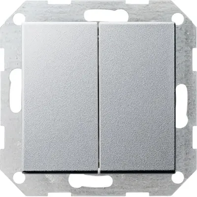 Gira drukvlakschakelaar rechtstaand serieschakelaar Systeem 55 antraciet mat (286026)