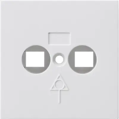 Gira afdekking potentvereffds 55wit (810903)
