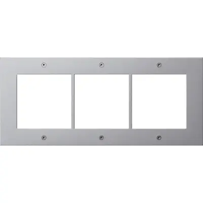 Gira dsgnafdekraam 3 drst TX44 aluminium (850365)