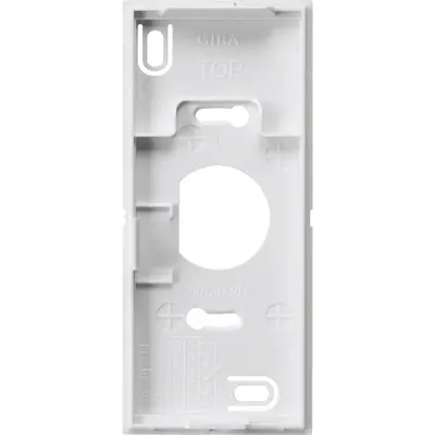 Gira montageplaat huisstvid ob 55wit (851003)
