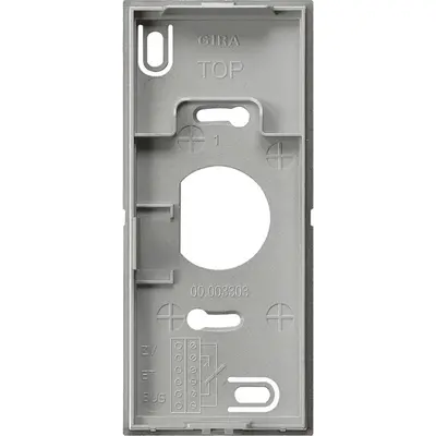 Gira montageplaat huisstvid ob 55aluminium (851026)