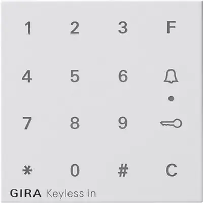 Gira op.st. codeklavier Systeem 55 wit (851303)