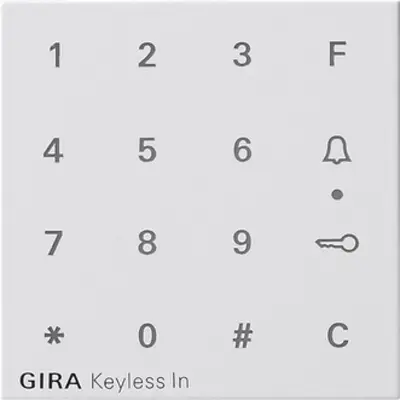 Gira opst codeklavier 55wit mat (851327)