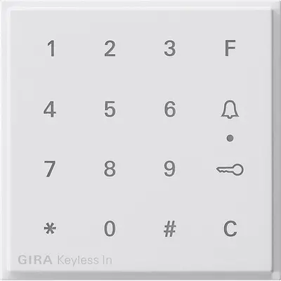Gira opst codeklavier TX44 wit (851366)