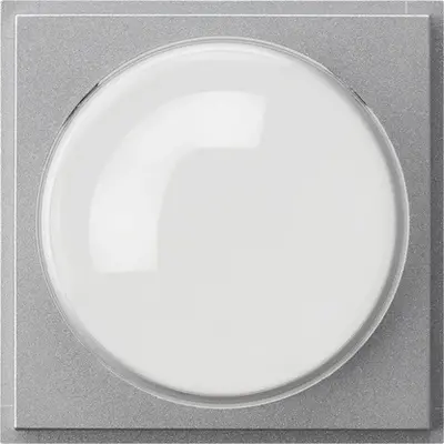 Gira afdekking kleurcam TX44 aluminium (141565)