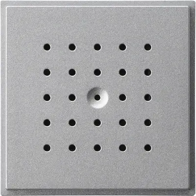 Gira opzetstuk drldsprkr TX44 aluminium (141665)
