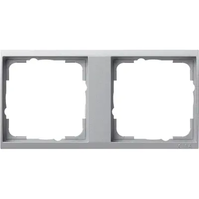 Gira draagplaat 2-voudig event aluminium (1462726)
