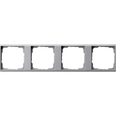 Gira draagplaat 4-voudig event aluminium (1464726)