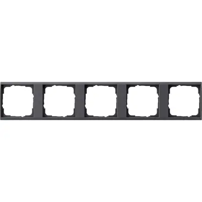 Gira draagplaat 5-voudig event clear antraciet (1465728)