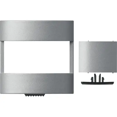 Gira afdekking automsch Systeem 55 aluminium (147126)