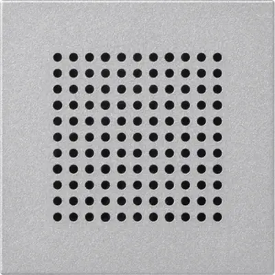 Gira afdekking voor luidspreker Systeem 55 aluminium mat (248326)