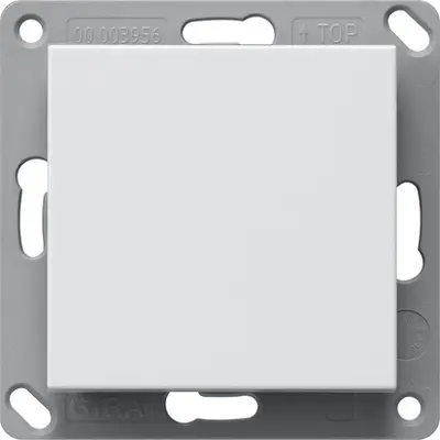 Gira EnOcean draadloze wandzender 1-voudig Systeem 55 wit mat (242127)