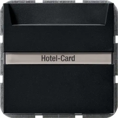 Gira wissel drukcontact hotel tekstkader zwart (0140005)