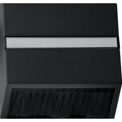 Gira afdekkap opsteekbaar 50x50mm zonder draagring Systeem 55 zwart mat (0682005)