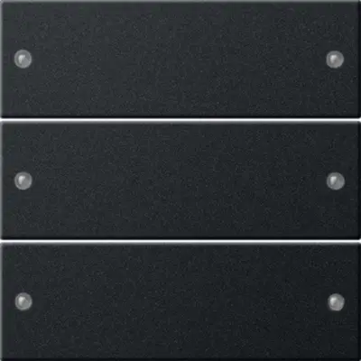 Gira wippenset 3-voudig Tastsensor 3 zwart mat gelakt (2183005)