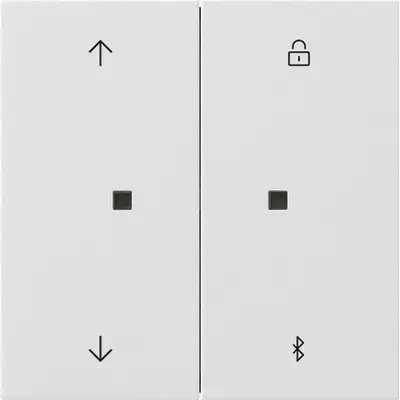Gira Bluetooth bedieningselement met pijlsymbolen Systeem 3000 F100 wit glans (5367112)