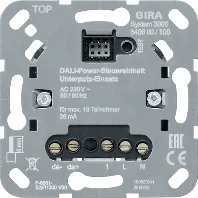 Gira Systeem 3000 DALI dimmer (540600)