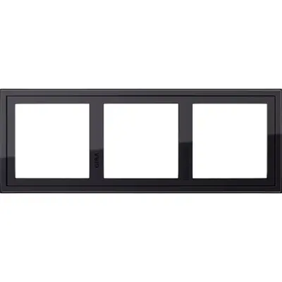 Gira afdrmsch adapter 3v zwart (131305)