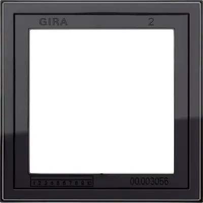 Gira afdrmsch adapter 1v zwart (131105)