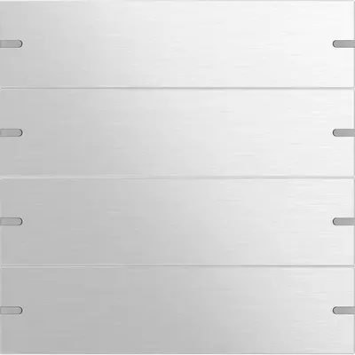 Gira wippenset 4-voudig voor tastsensor 4 aluminium (502417)