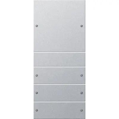 Gira wipset 4-voud alu 55 knx (218426)