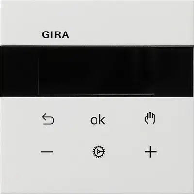 Gira Systeem 3000 thermostaatknop F100 wit glans (5393112)