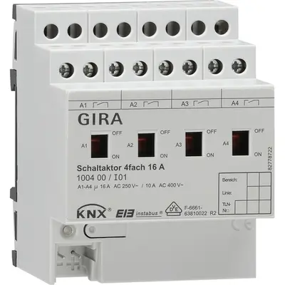 Gira schakelact 4v 16a dra knx (100400)
