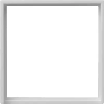 Gira adapterraam met vierkante uitsparing 50x50 Systeem 55 grijs mat (0282015)