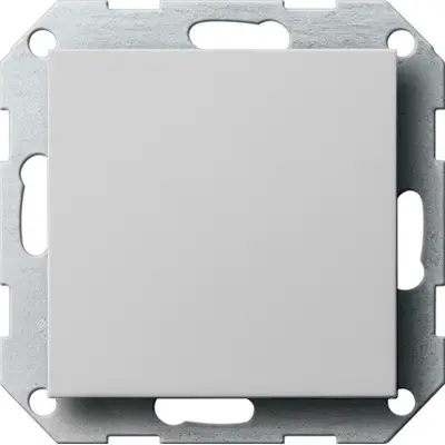 Gira blinddeksel incl. draagframe Systeem 55 grijs mat (0268015)