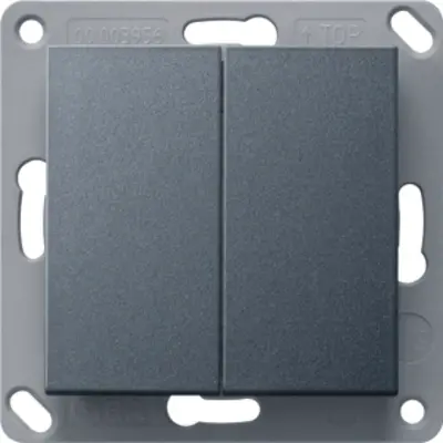 Gira Bluetooth wandzender 2-voudig Systeem 55 antraciet mat (246228)
