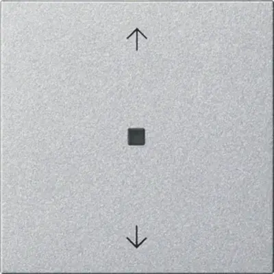 Gira eNet RF bedieningselement-opzetstuk met pijlsymbolen Systeem 55 aluminium (549426)