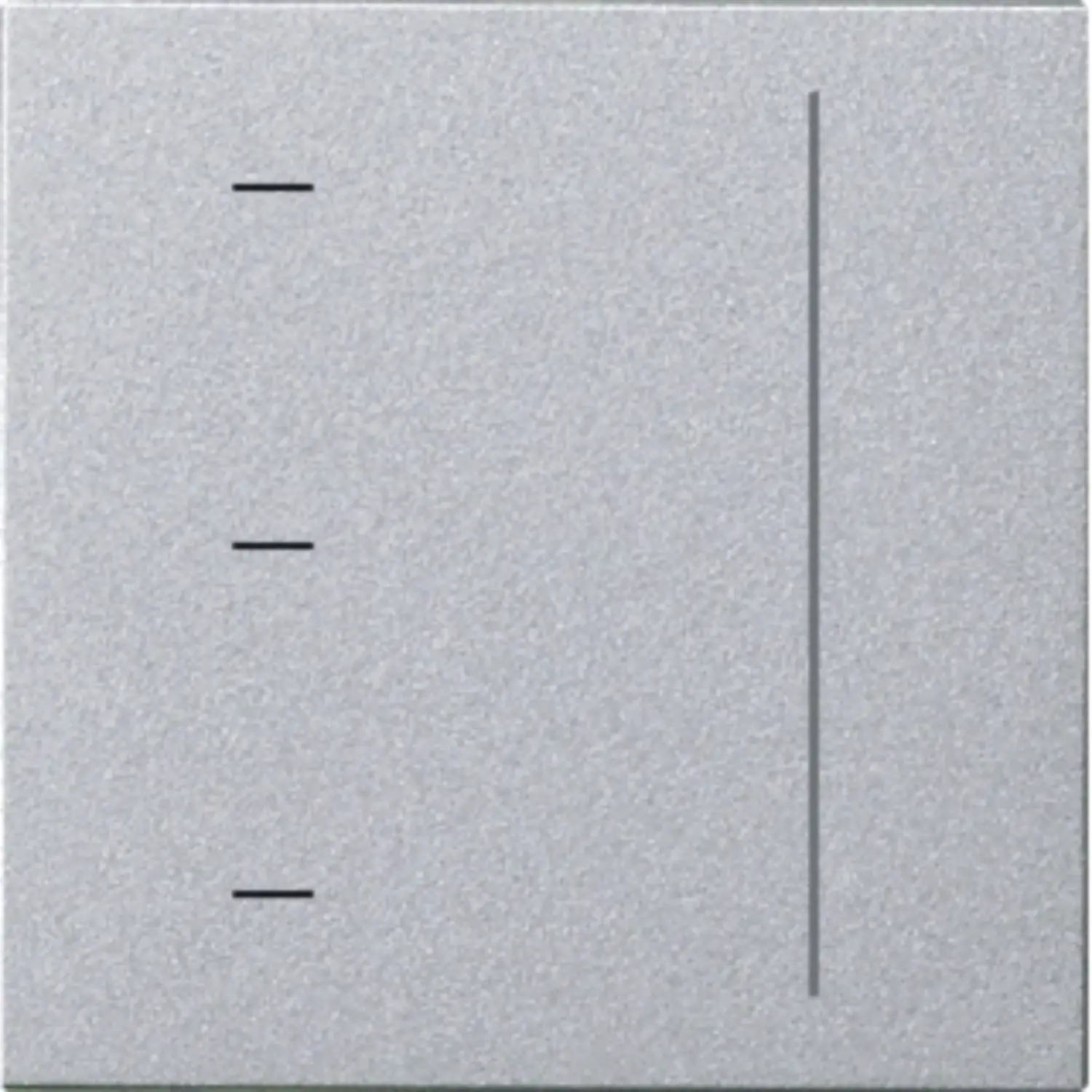 Gira touch dimmerknop Systeem 3000 tastdimmer Systeem 55 aluminium mat Girastore.nl