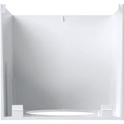 Gira afd+deksl bewm cube wit (820102)