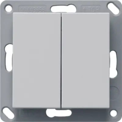 Gira Bluetooth wandzender 2-voudig grijs mat (2462015)