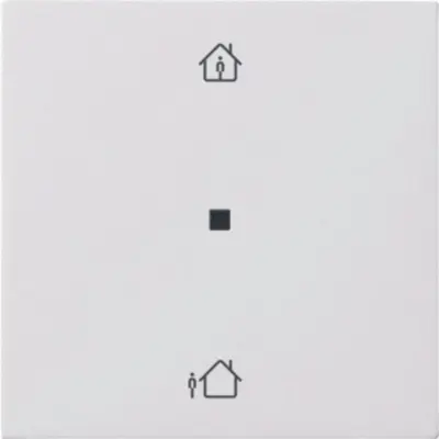 Gira KNX RF bedieningselement-opzetstuk verwarmingsmodus F100 wit glans (5106112)