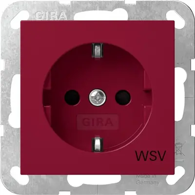 Gira Systeem 55 Wandcontactdoos (WCD schakelmat.) (4453108)